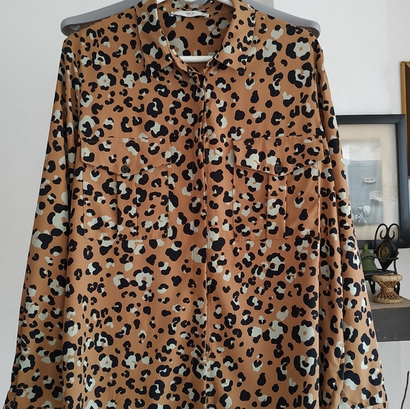 Mango Leopard print Shirt - Picture 9 of 10